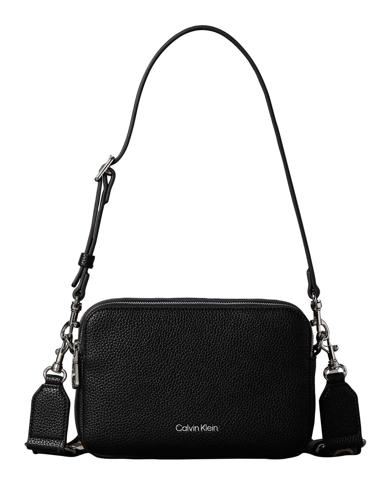Calvin Klein Webbing Strap Camera Bag Black