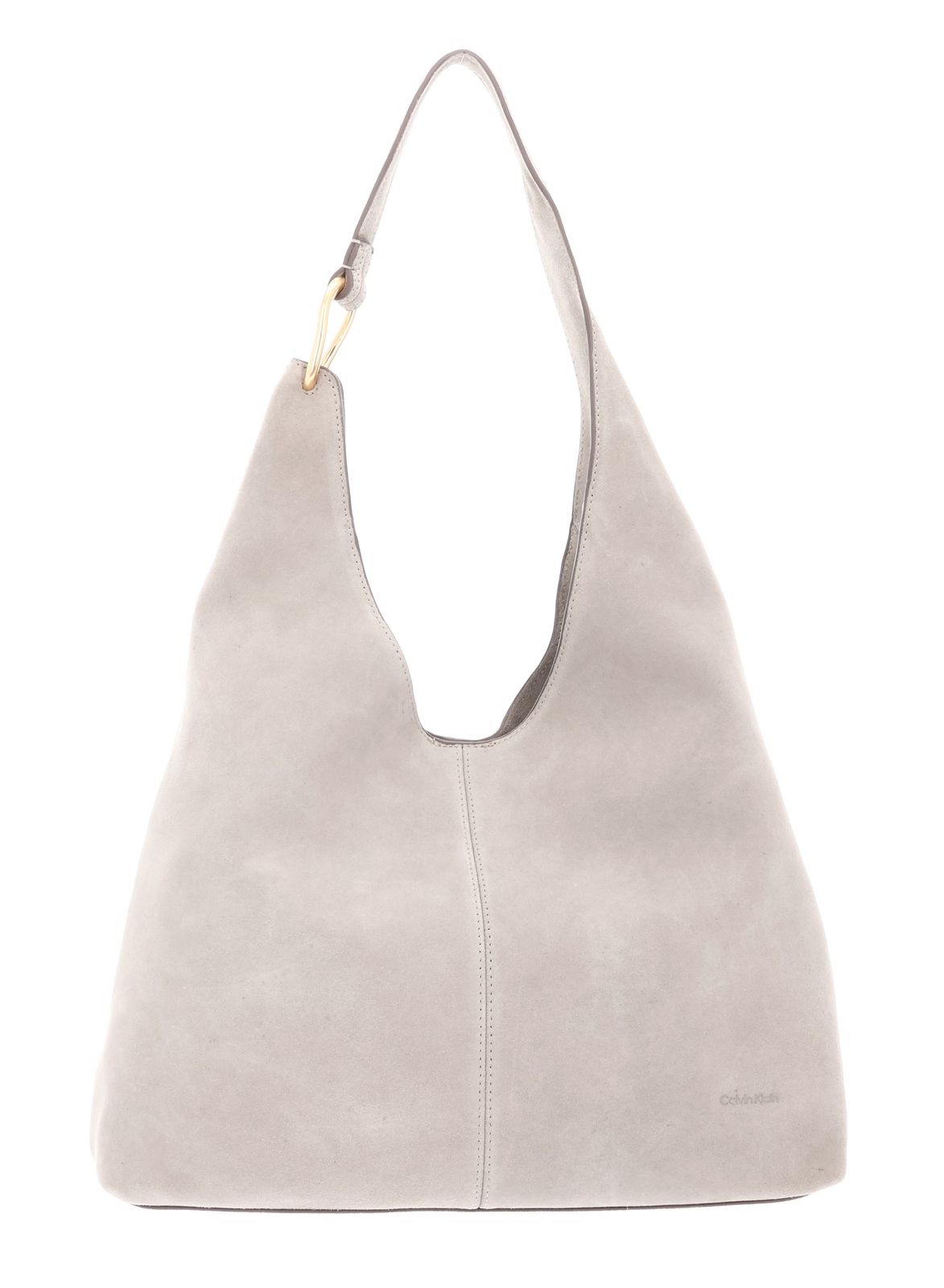 Calvin Klein Slouchy Shoulder Bag L Light Gray