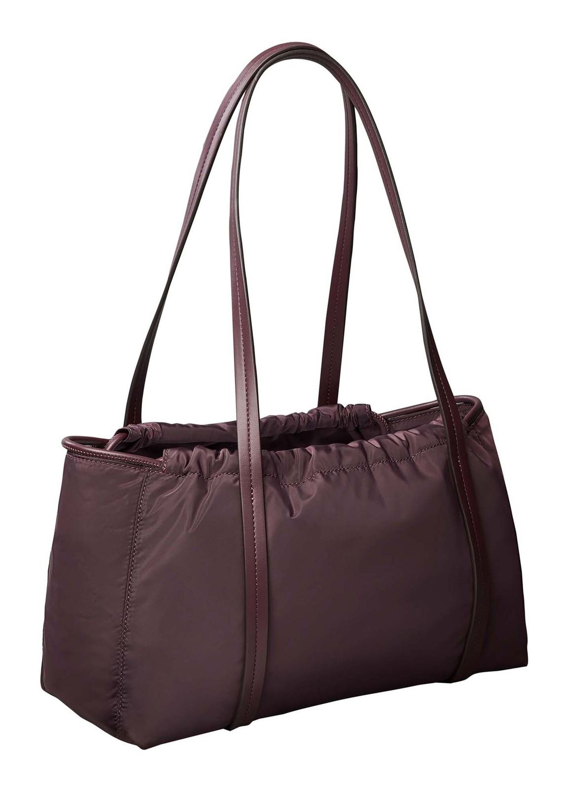 Calvin Klein Nylon Drawstring Satchel Bag Fudge Calvin Klein Nylon Drawstring Satchel Bag Fudge