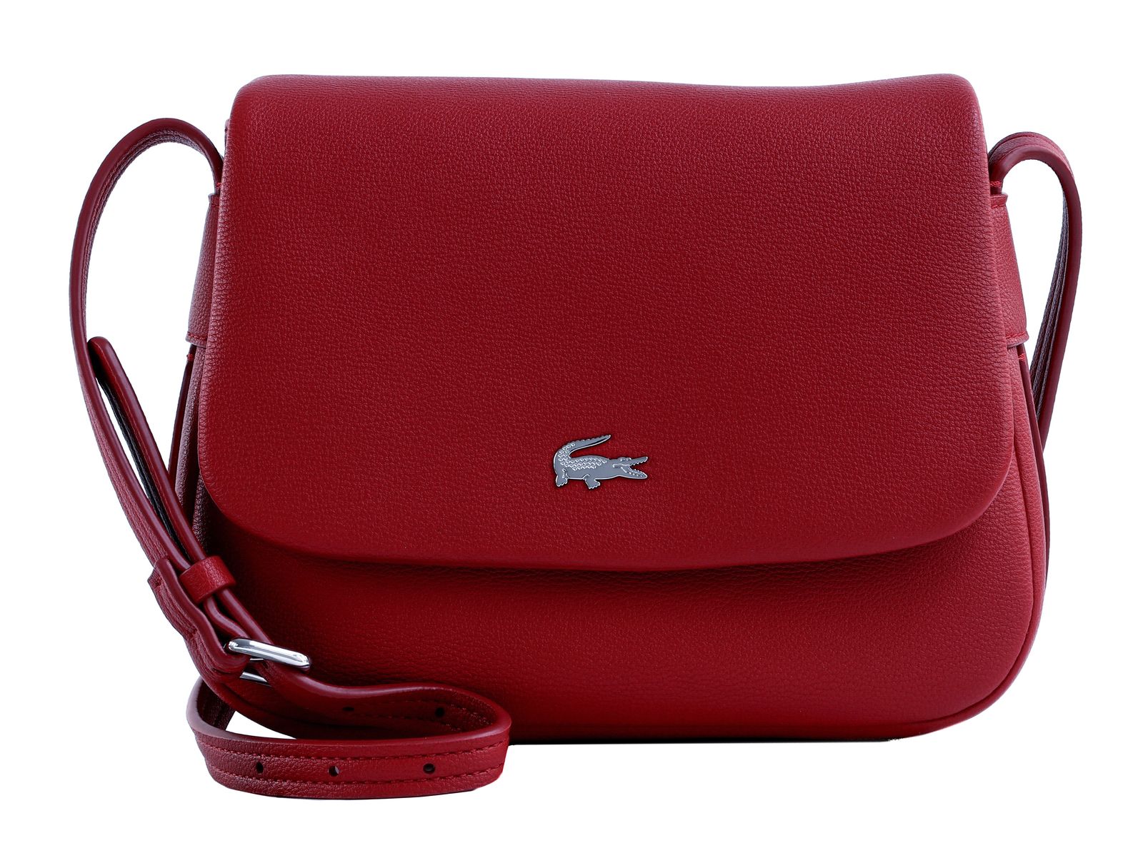 LACOSTE Flap Crossover Bag Bordeaux