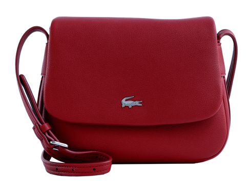 LACOSTE Flap Crossover Bag Bordeaux