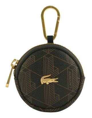 LACOSTE Coin Purse Mono Slate Black Shitake