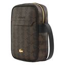 LACOSTE Vertical Camera Bag Mono Slate Black Shitake LACOSTE Vertical Camera Bag Mono Slate Black Shitake