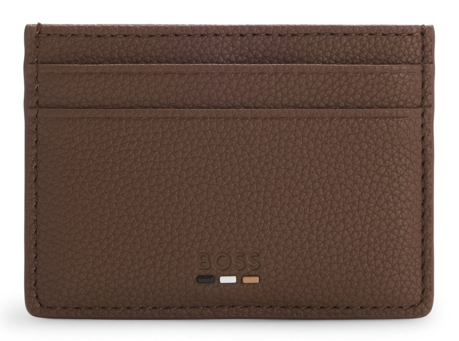 BOSS Ray Card Holder S Medium Brown