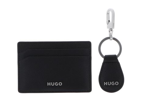 HUGO Gift Set Card Case / Key Chain Black