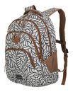 travelite Basic Backpack Print Cream White travelite Basic Backpack Print Cream White