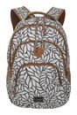 travelite Basic Backpack Print Cream White travelite Basic Backpack Print Cream White