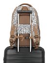travelite Basic Backpack Print Cream White travelite Basic Backpack Print Cream White