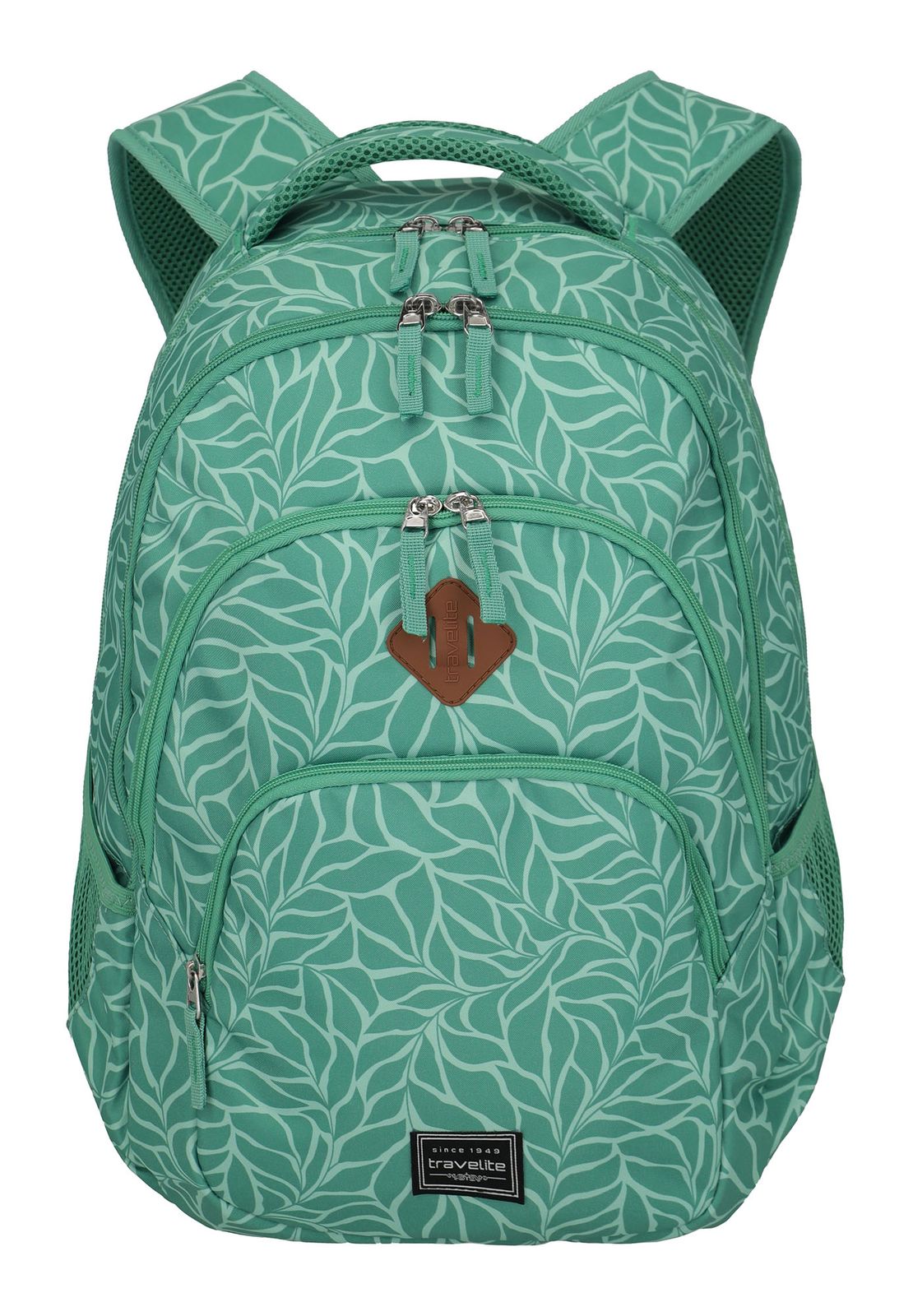 travelite Basic Backpack Print Green
