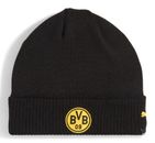 PUMA BVB ESS Beanie Puma Black - Faster Yellow PUMA BVB ESS Beanie Puma Black - Faster Yellow