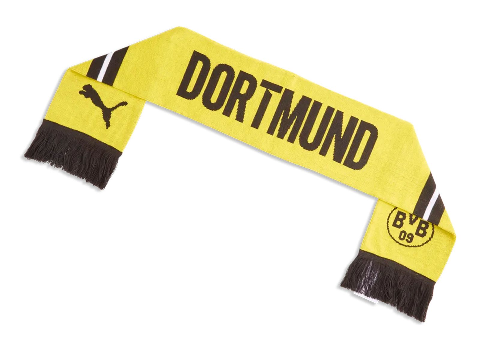 PUMA BVB ESS Scarf Faster Yellow - Puma Black PUMA BVB ESS Scarf Faster Yellow - Puma Black