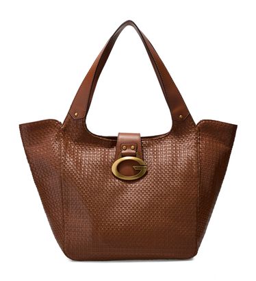 GUESS Camden Tote Bag L Cognac