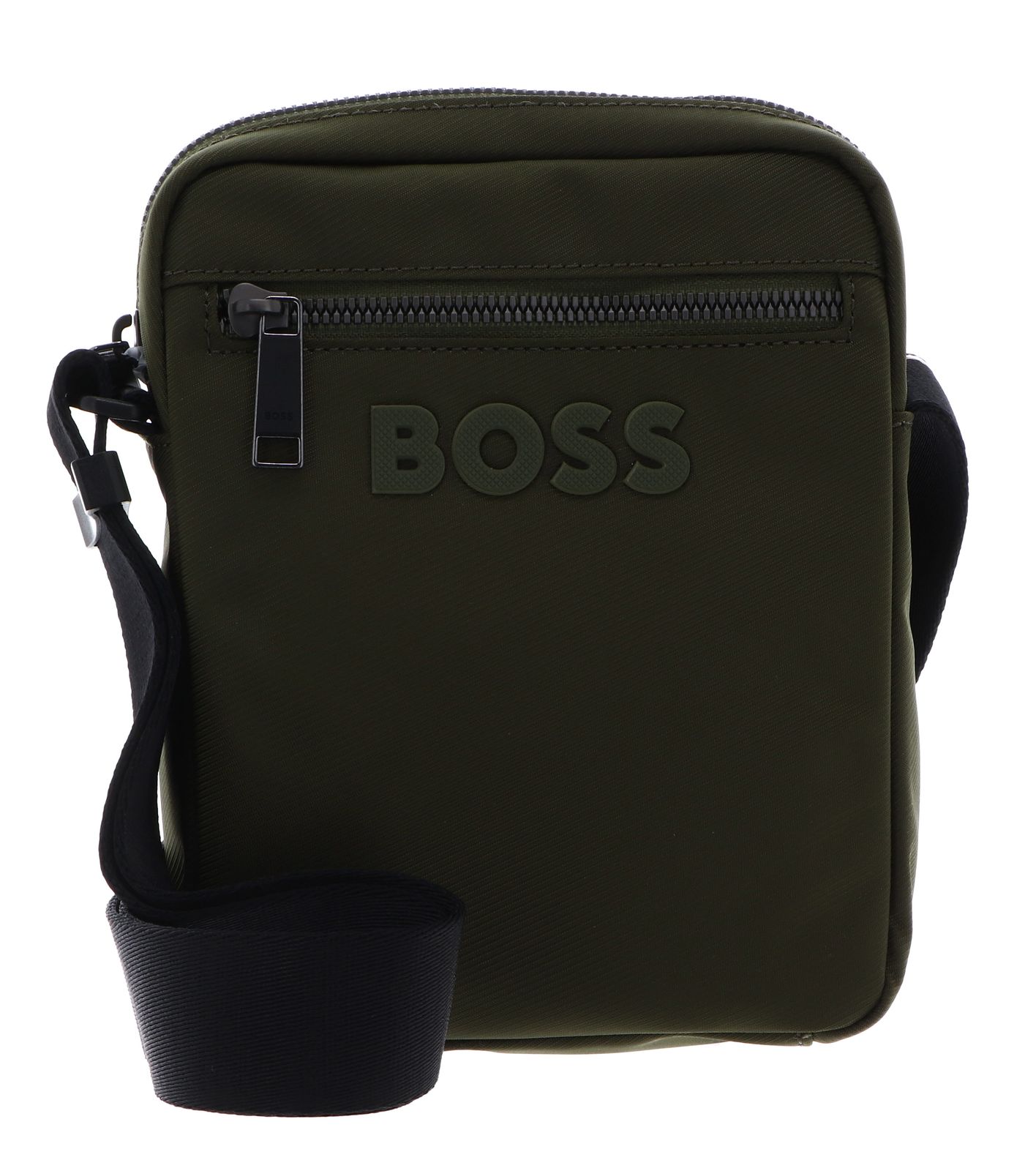 BOSS Catch 3.0 NS Zip Crossbody Bag Open Green