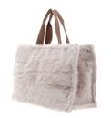 LIU JO Fake Fur Tote Bag L Burro LIU JO Fake Fur Tote Bag L Burro