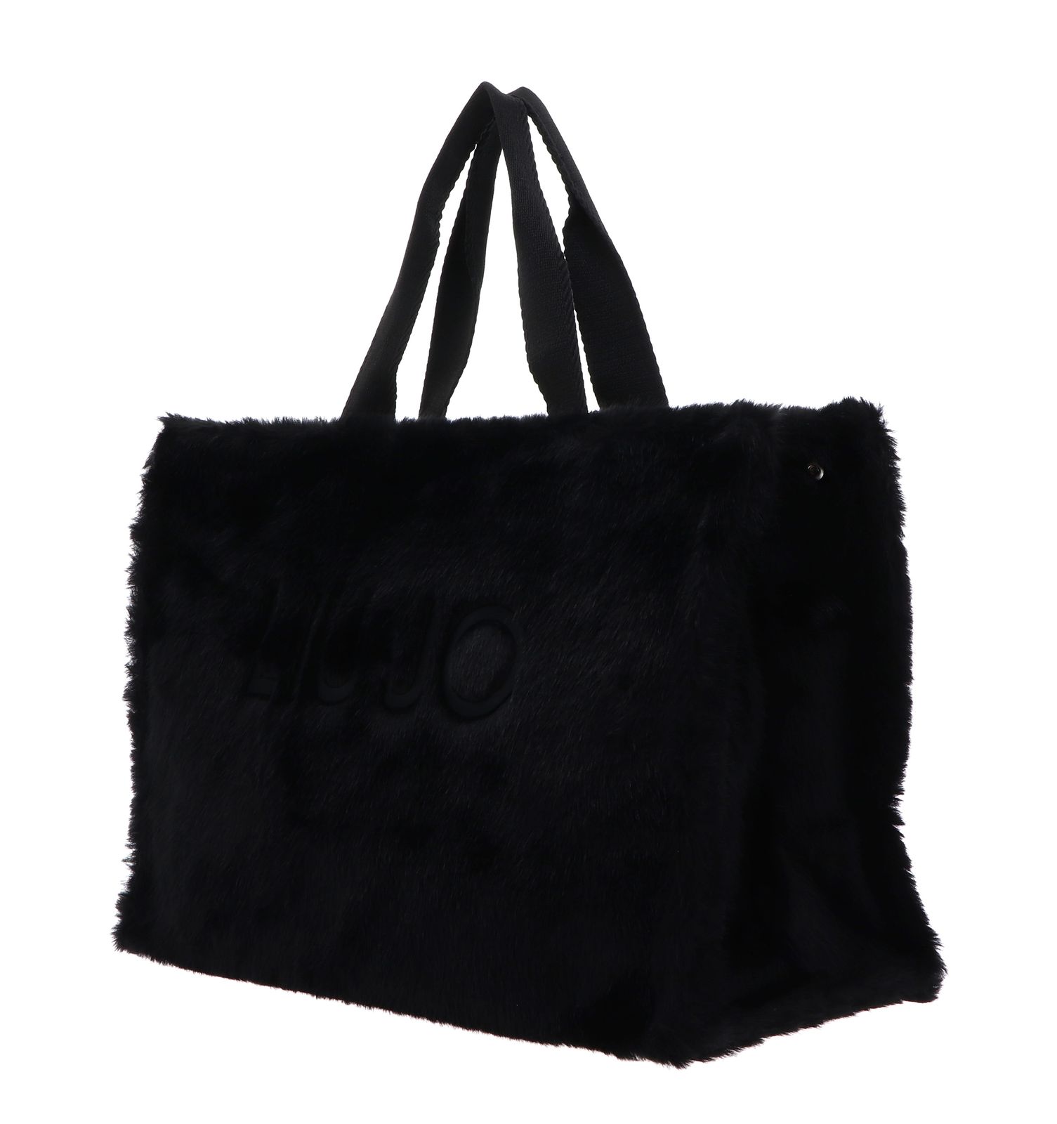 LIU JO Fake Fur Tote Bag L Nero LIU JO Fake Fur Tote Bag L Nero