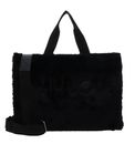 LIU JO Fake Fur Tote Bag L Nero LIU JO Fake Fur Tote Bag L Nero