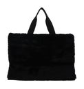 LIU JO Fake Fur Tote Bag L Nero LIU JO Fake Fur Tote Bag L Nero