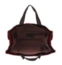 LIU JO Fake Fur Tote Bag L Red Aubergine LIU JO Fake Fur Tote Bag L Red Aubergine