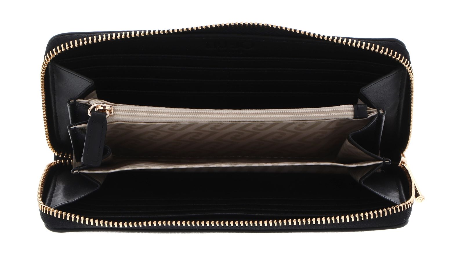 LIU JO Caliwen ECS Zip Around Wallet XL Nero LIU JO Caliwen ECS Zip Around Wallet XL Nero