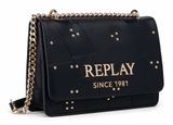 REPLAY Crossbody Bag Black + Gold REPLAY Crossbody Bag Black + Gold