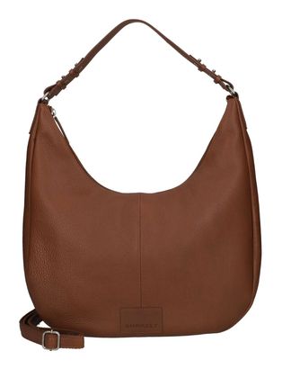 BURKELY Soft Skylar Hobo Round Bag Chestnut