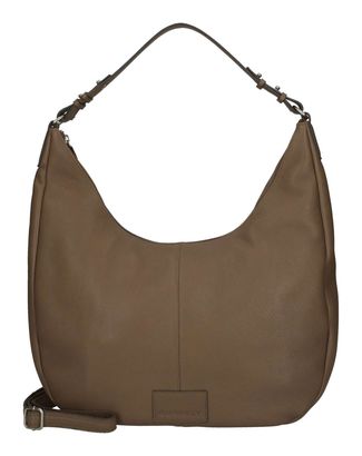 BURKELY Soft Skylar Hobo Round Bag Taupe