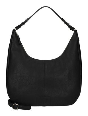 BURKELY Soft Skylar Hobo Round Bag Black
