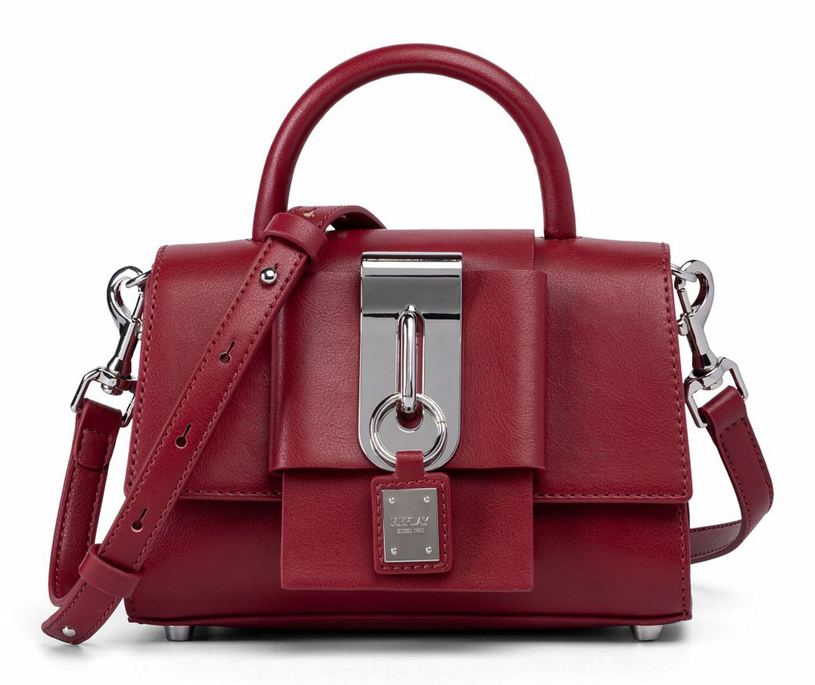 REPLAY Top Handle Bag Red