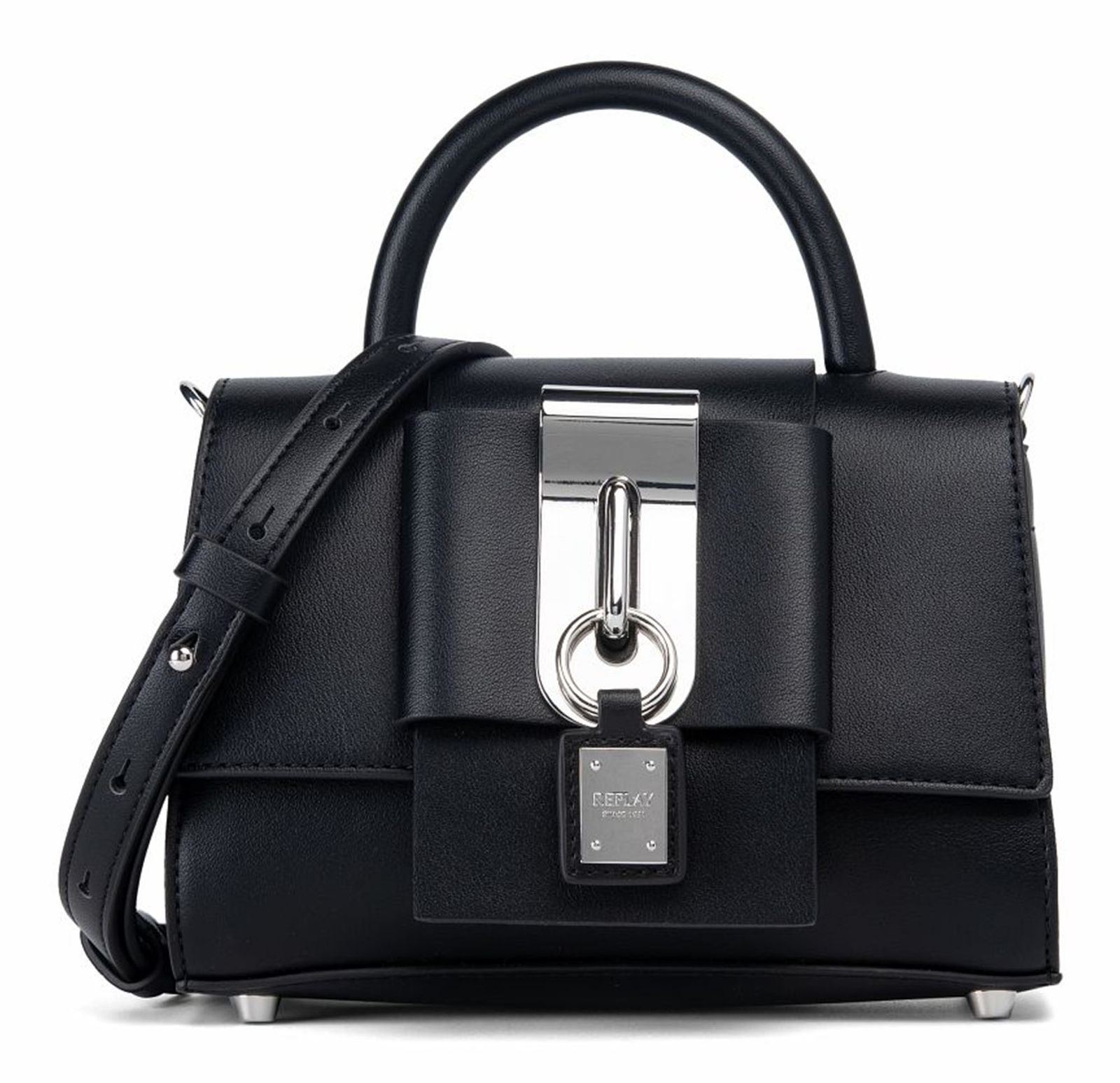 REPLAY Top Handle Bag Black REPLAY Top Handle Bag Black