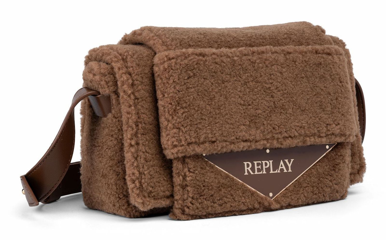 REPLAY Crossbody Bag Brown REPLAY Crossbody Bag Brown