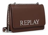 REPLAY Crossbody Bag Dark Brown REPLAY Crossbody Bag Dark Brown