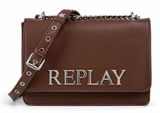 REPLAY Crossbody Bag Dark Brown REPLAY Crossbody Bag Dark Brown