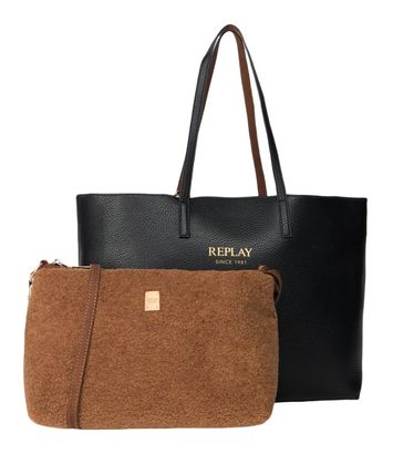 REPLAY Reversible Tote Black REPLAY Reversible Tote Black