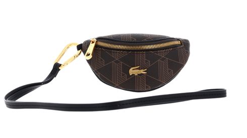 LACOSTE The Blend Purse Mono Slate Black Shitake