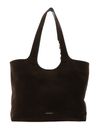 COCCINELLE C-Easy Handbag Vichy Suede Pat. / Smo. Le. Mul. Robin / Fango COCCINELLE C-Easy Handbag Vichy Suede Pat. / Smo. Le. Mul. Robin / Fango