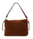 COCCINELLE Lidia Handbag Suede Leather / Smooth Leather Cognac / Cognac COCCINELLE Lidia Handbag Suede Leather / Smooth Leather Cognac / Cognac