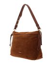 COCCINELLE Lidia Handbag Suede Leather / Smooth Leather Cognac / Cognac COCCINELLE Lidia Handbag Suede Leather / Smooth Leather Cognac / Cognac