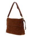 COCCINELLE Lidia Handbag Suede Leather / Smooth Leather Cognac / Cognac COCCINELLE Lidia Handbag Suede Leather / Smooth Leather Cognac / Cognac