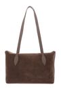COCCINELLE Thess Handbag Suede Le. / Grained Le. Warm Ta / Warm Ta COCCINELLE Thess Handbag Suede Le. / Grained Le. Warm Ta / Warm Ta