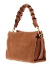 COCCINELLE Boheme Check Embroidery Handbag Suede Embr. / Gra. Le. Robin / Robin