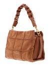 COCCINELLE Boheme Check Embroidery Handbag Suede Embr. / Gra. Le. Robin / Robin