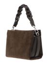 COCCINELLE Boheme Handbag Suede Grainy Leather Fango / Fango