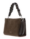COCCINELLE Boheme Handbag Suede Grainy Leather Fango / Fango