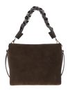 COCCINELLE Boheme Handbag Suede Grainy Leather Fango / Fango
