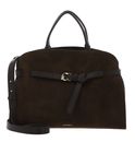 COCCINELLE Sabine Suede Bi Handbag Fango / Fango