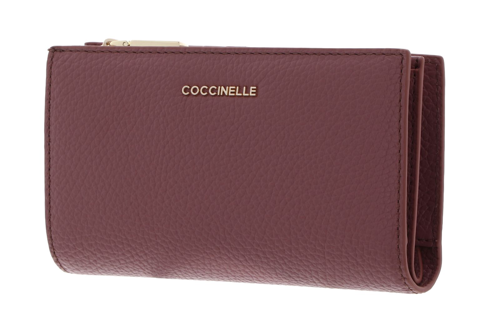 COCCINELLE Metallic Soft Wallet Winter Rose