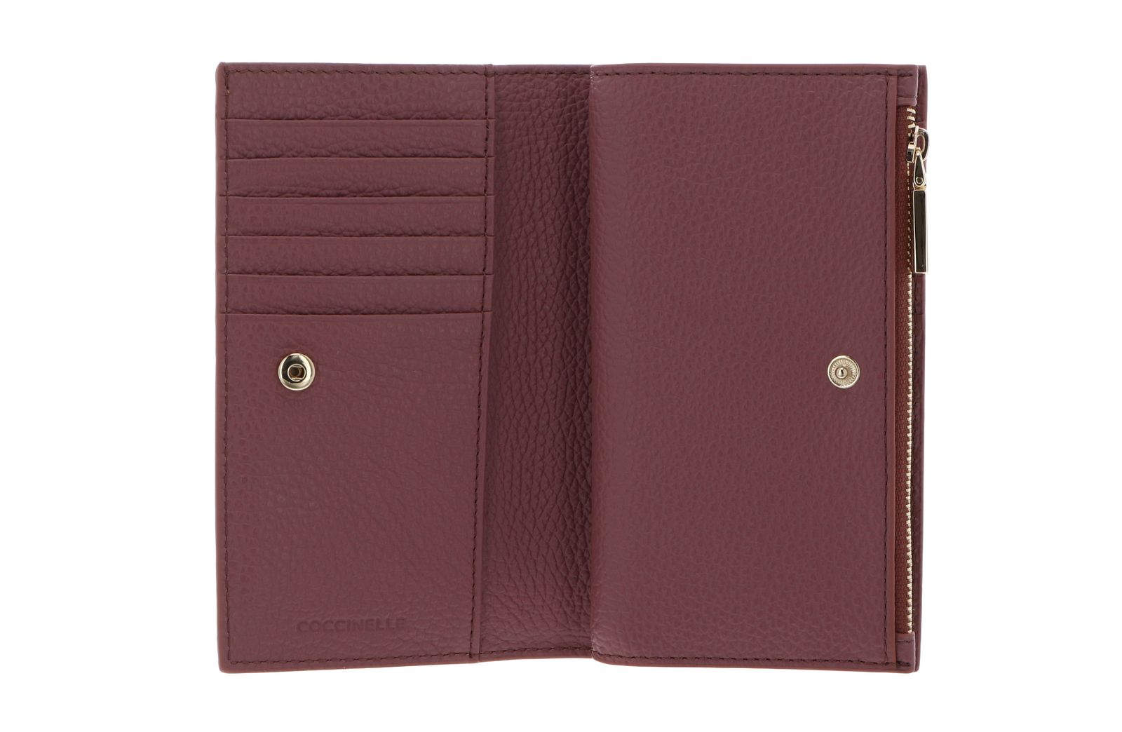 COCCINELLE Metallic Soft Wallet Winter Rose COCCINELLE Metallic Soft Wallet Winter Rose