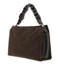 COCCINELLE Boheme Handbag Suede Fango / Fango COCCINELLE Boheme Handbag Suede Fango / Fango