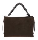 COCCINELLE Boheme Handbag Suede Fango / Fango COCCINELLE Boheme Handbag Suede Fango / Fango
