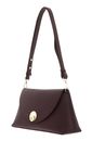 COCCINELLE Nikla Handbag Double Grainy Leather Berry / Wint. Rose